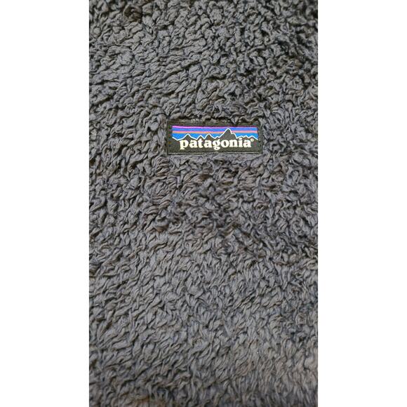 Patagonia Los Gatos Jacket M Cozy Soft Quarter Zip Fleece Pullover Smolder Blue - Picture 5 of 9